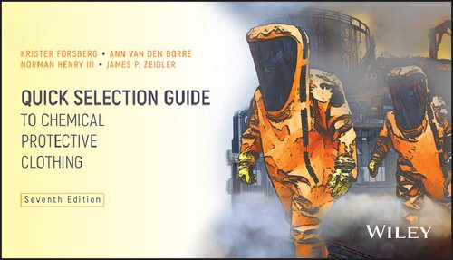 Quick Selection Guide To Chemical Protective Clothing