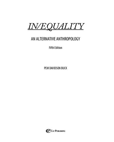 In/Equality: An Alternative Anthropology