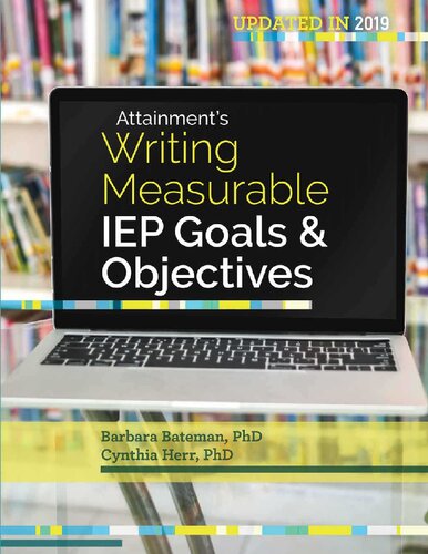 Writing Measurable IEP Goals and Objectives