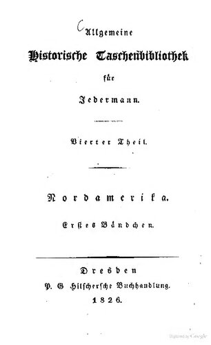 Geschichte der vereinigten Freistaaten von Nordamerika