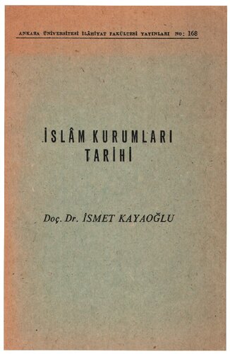 İslâm kurumları tarihi