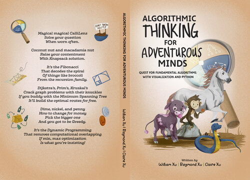 Algorithmic Thinking for Adventurous Minds: Quest for Fundamental Algorithms with Visualization and Python