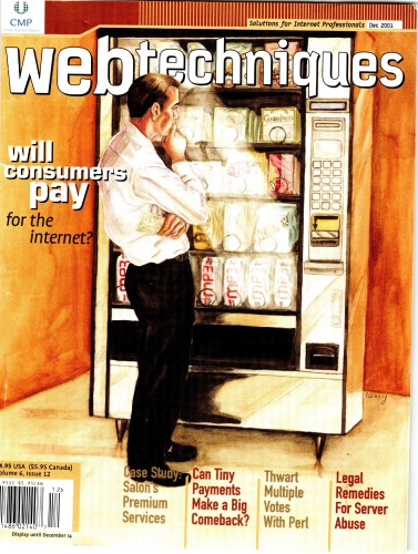 Web Techniques, Vol 6 Issue 12, Dec 2001