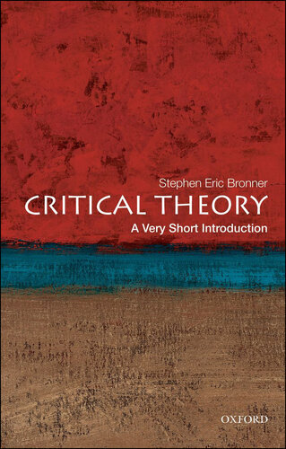 Critical Theory: A Very Short Introduction