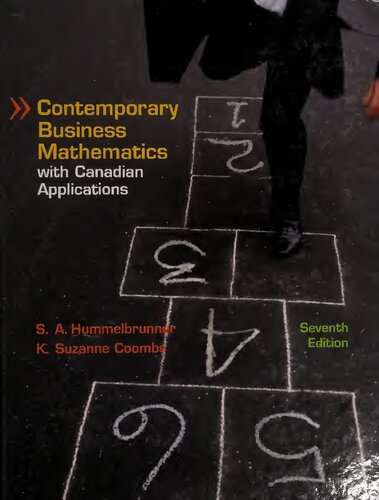 Contemporary Business Mathematics with Canadian Applications