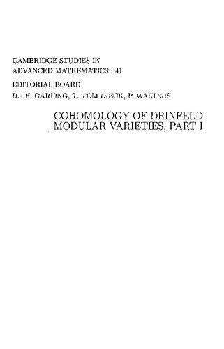 Cohomology of Drinfeld modular varieties. Part I. Geometry, counting of points and local harmonic analysis