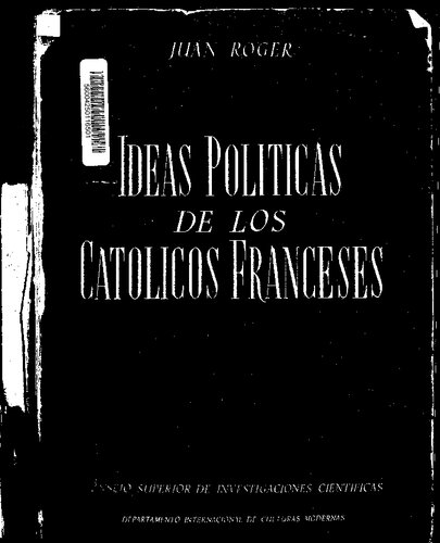 Ideas políticas de los católicos franceses