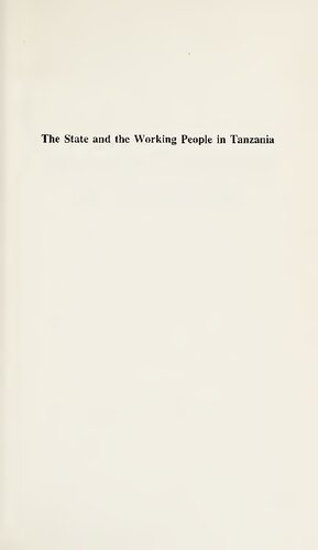 The State and the Working People in Tanzania