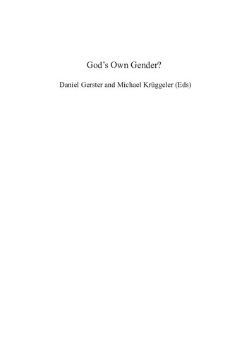 God’s Own Gender?