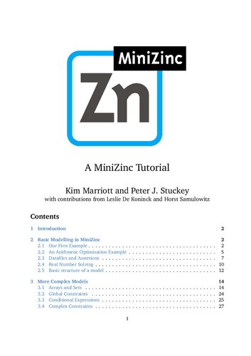 A MiniZinc Tutorial