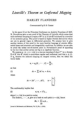 Liouville’s Theorem on Conformal Mapping