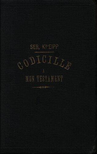 Codicille a mon testament