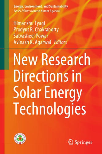 New Research Directions In Solar Energy Technologies