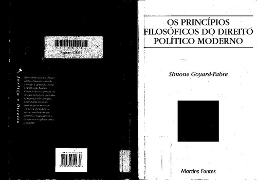 Os princípios filosóficos do direito político moderno