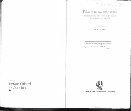 Príncipes de las remotidades: Carlos Luis Fallas y los escritores proletarios costarricenses del siglo XX