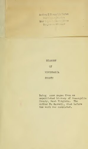 History of Monongalia County [West Virginia]