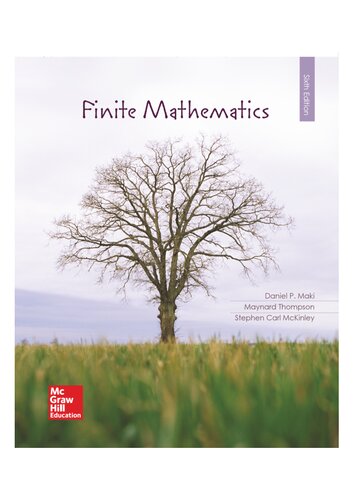 Finite Mathematics, 6th Edition