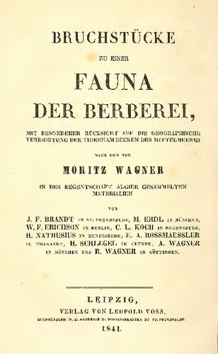 Reisen in der Regentschaft Algier in den Jahren 1836, 1837 und 1838