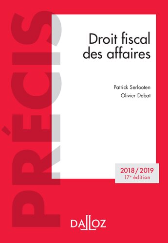 Droit fiscal des affaires 2020-2021 - 19e ed. (Précis) (French Edition)