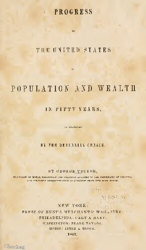 Progress of the United States in Population and Wealth in Fifty Years