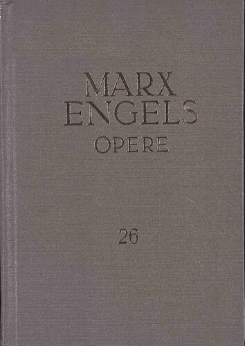 Karl Marx, Friedrich Engels. Opere. Teorii asupra plusvalorii (Volumul al IV-lea al „Capitalului”). Partea I