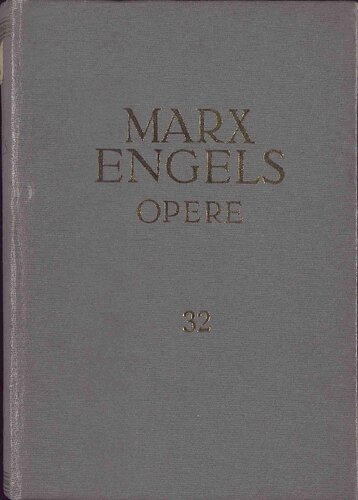 Karl Marx, Friedrich Engels. Opere