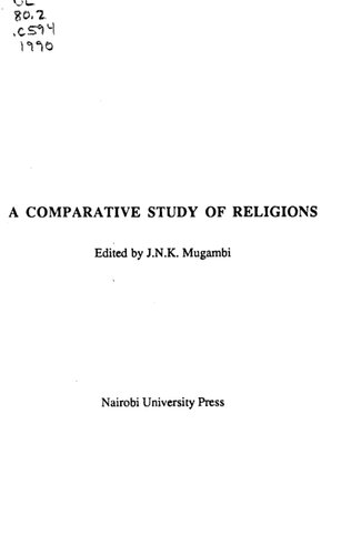 A Comparative Study of Religions