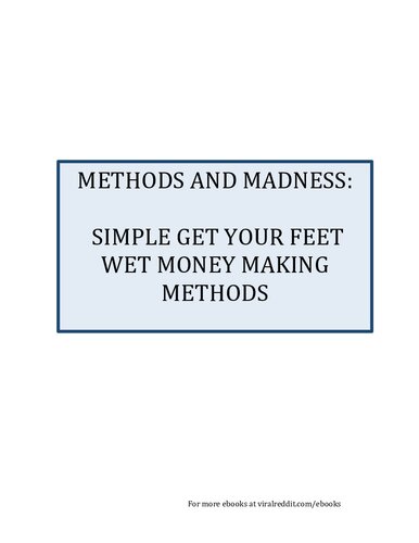 MONEY MAKING METHODS