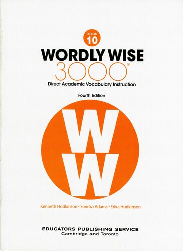 Wordly Wise 3000 Book 10