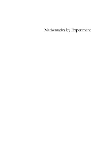 Mathematics by experiment: plausible reasoning in the 21st century