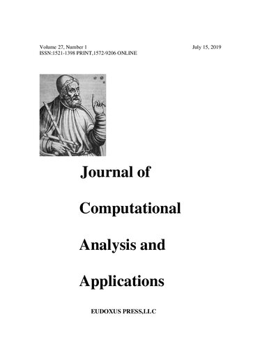 JOURNAL OF COMPUTATIONAL ANALYSIS AND APPLICATIONS VOLUME 27, 2019