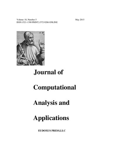 JOURNAL OF COMPUTATIONAL ANALYSIS AND APPLICATIONS VOLUME 18 (5-6), 2015