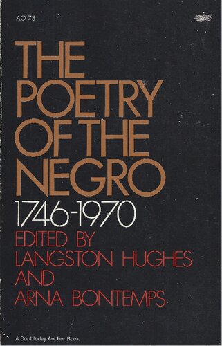 The Poetry of the Negro, 1746-1970: An Anthology