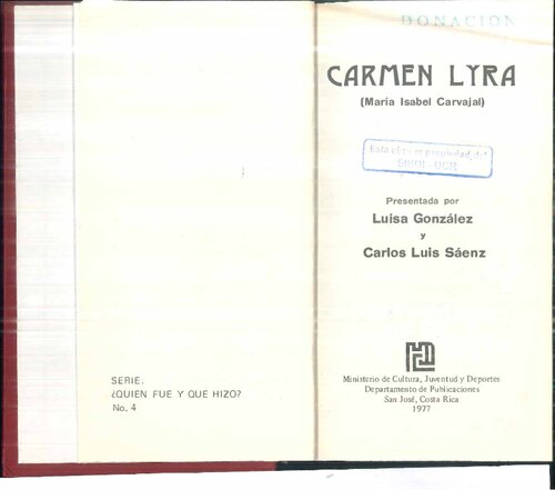 Carmen Lyra (María Isabel Carvajal)