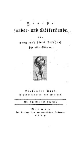 Neueste Länder- und Völkerkunde; ein geographisches Lesebuch für alle Stände