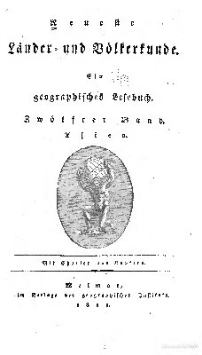 Neueste Länder- und Völkerkunde; ein geographisches Lesebuch für alle Stände