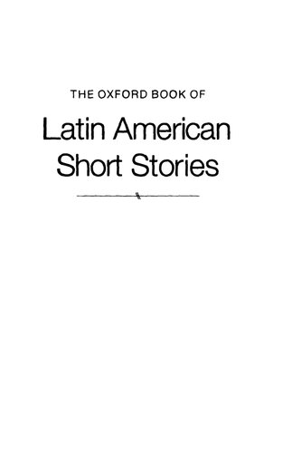 The Oxford book of Latin American short stories