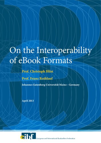 On the interoperability of eBook formats