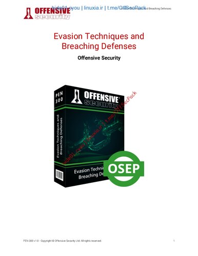 OSEP Evasion Techniques and Breaching Defences