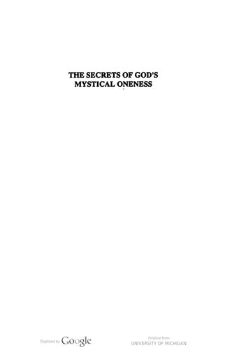 The Secrets of God's Mystical Oneness or the Spiritual Stations of Shaikh Abu Sa Id (Persian Heritage Series)