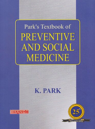 Park's Textbook of Preventive and Social Medicine