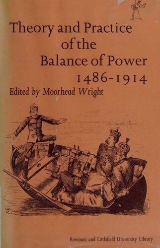 Theory and practice of the balance of power, 1486-1914: selected European writings