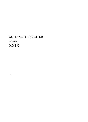 Authority Revisited (NOMOS)