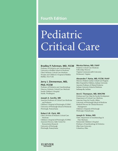 Fuhrman & Zimmerman's Pediatric Critical Care