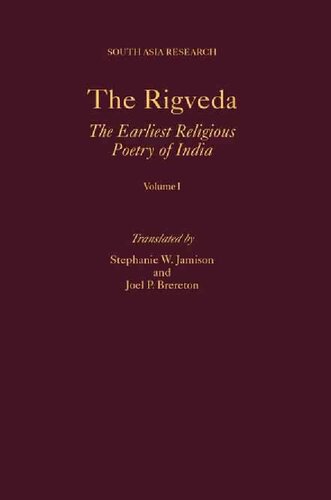 The Rigveda: 3-Volume Set (South Asia Research)