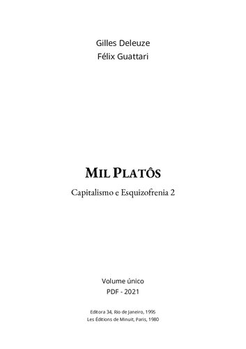 Mil Platôs (volume único)