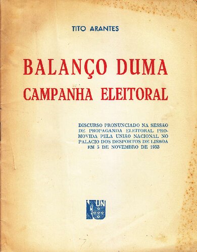 Balanço duma campanha eleitoral