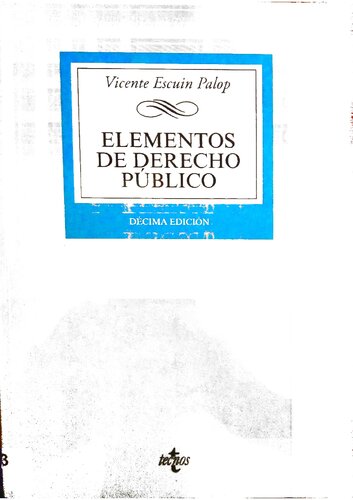 Elementos de Derecho público