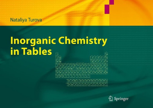 Inorganic Chemistry in Tables