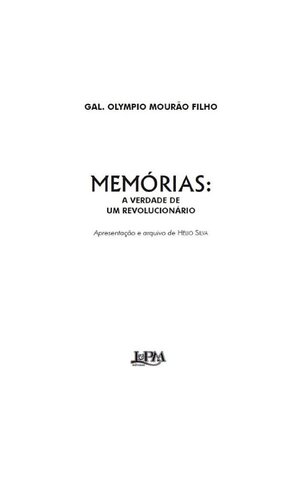 Memórias: a verdade de um revolucionário